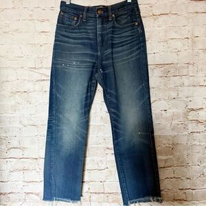 Madewell the perfect vintage jeans distressed